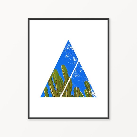 Unframed 12x16 minimalist succulent art print - Picture 3 of 4